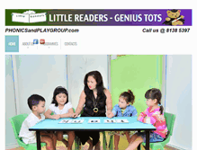 Tablet Screenshot of phonicsandplaygroup.com
